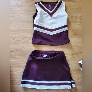 Youth size small cheer leading outfit
